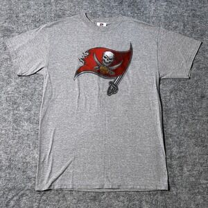 NFL Team Apparel Tampa Bay Buccaneers T-Shirt Men's Size M‎ Gray